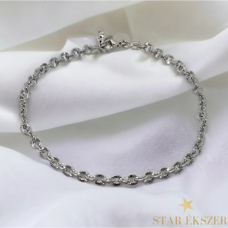 Krizia White Gold Filled Antiallergén Bokalánc 26cm