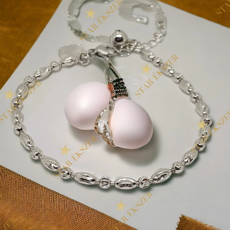 Manon White Gold Filled Antiallergén Bokalánc/Karkötő 20cm