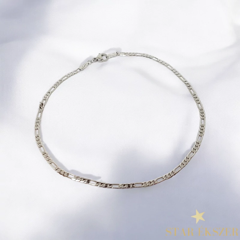 Figaro White Gold Filled Antiallergén Bokalánc  26cm