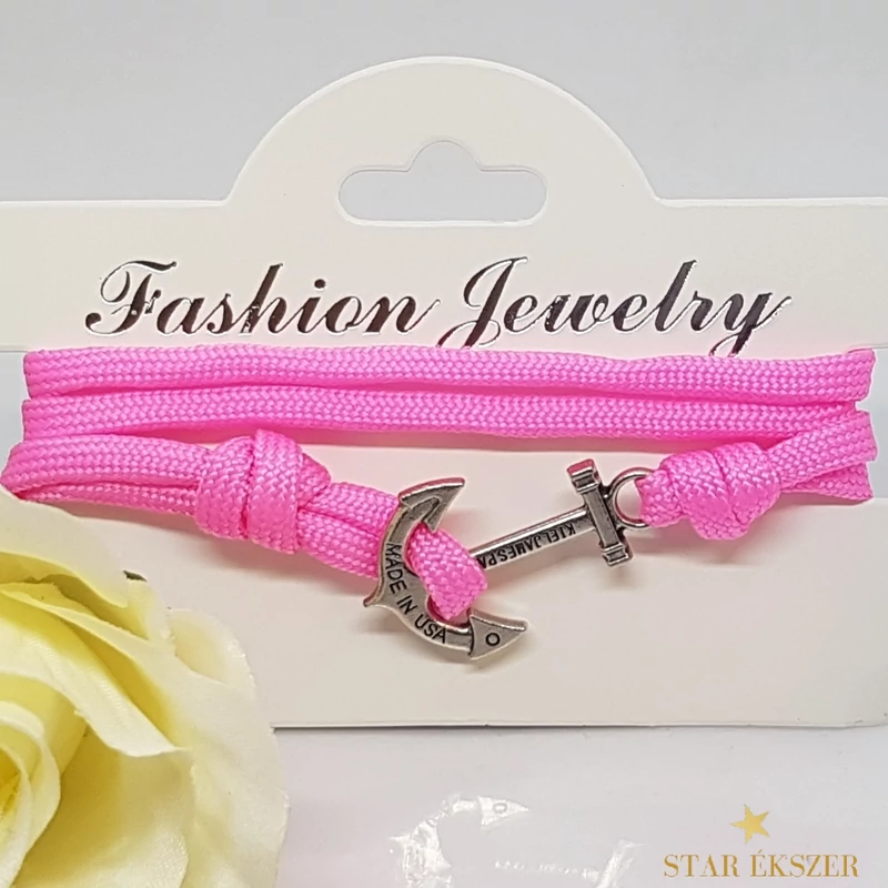 Tengerész Divat karkötő Pink