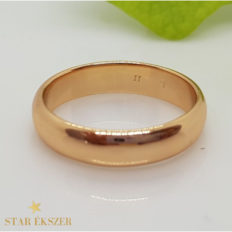 Hagyományos Gold Filled  Karikagyűrű 52-es méret 5 mm